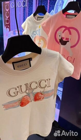 Футболка для девочки Gucci 110-150 в наличии