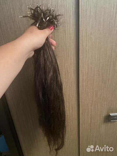 Натуральные волосы для наращивания 50 см