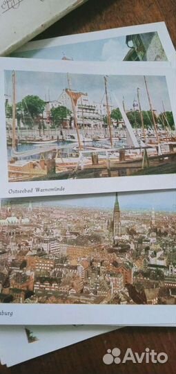 Открытки Саксония 50 штук 40года