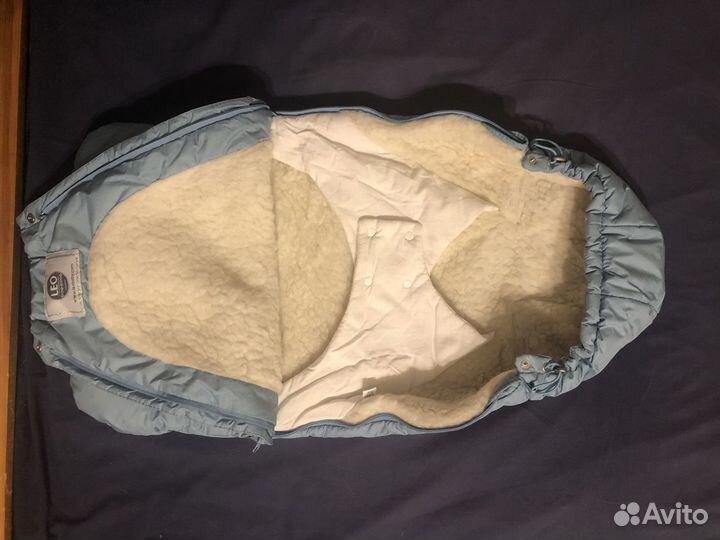 Зимний конверт в коляску 52-62