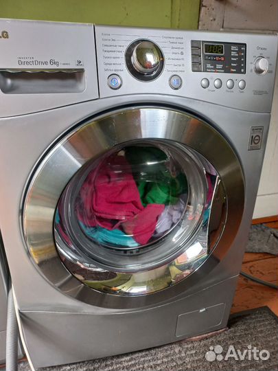 Стиральная машина бу lg 6 кг