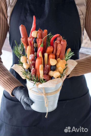 Мужские букеты съедобные