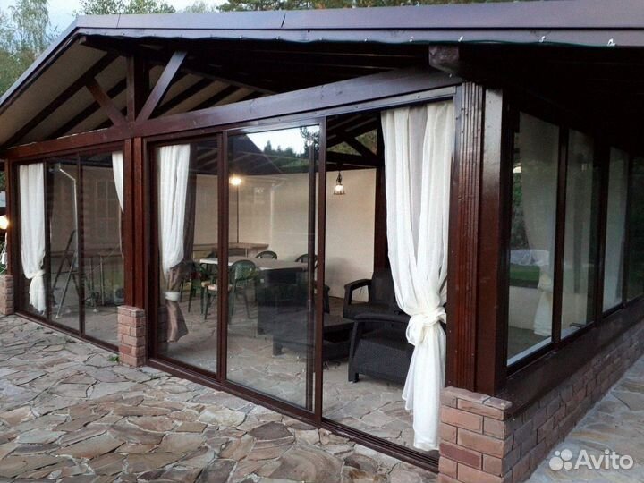 Остекление коттеджа пластиковые окна для коттеджа