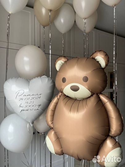 Воздушные шары на выписку из роддома