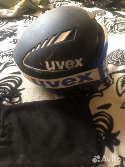 Шлем горнолыжный с очками