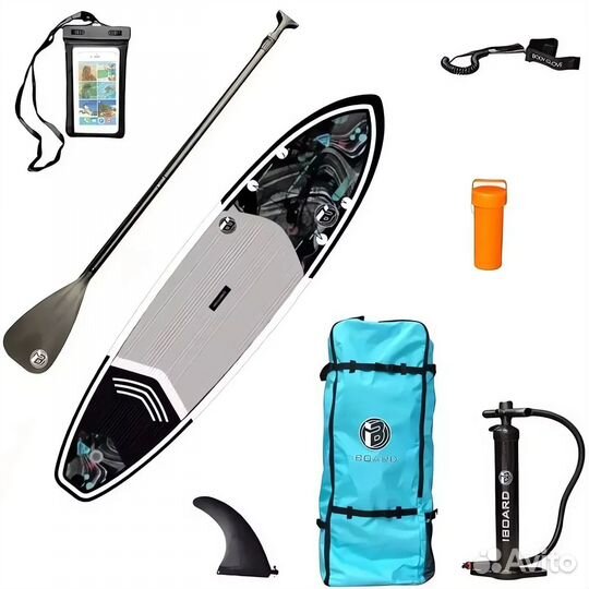 Iboard 11' black waves Sup board Сап доска