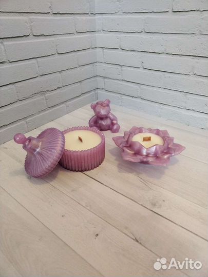 Подарочный набор со свечой