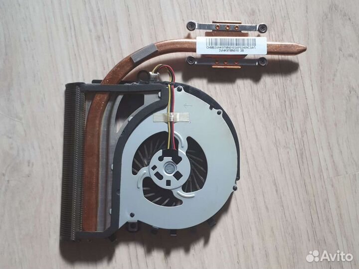 Система охлаждения для ноутбука с кулером