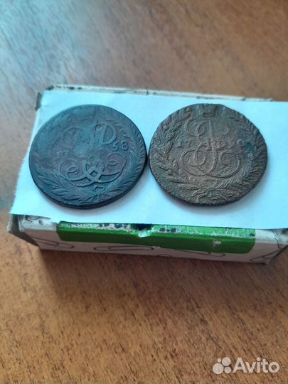 Медные монеты 18 век