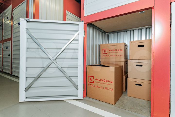 Аренда ячейки на складе 1 м² в Москве