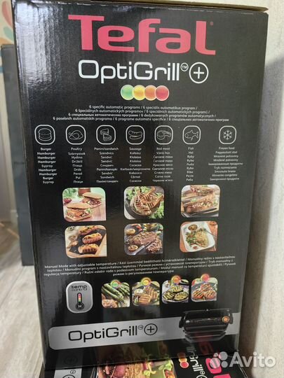 Умный электрогриль Tefal Optigrill+ GC712834