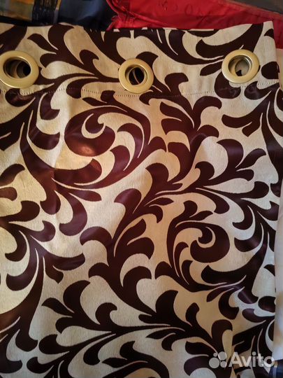 Шторы на люверсах и тюль