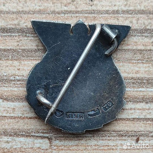 Знак серебряный Финский