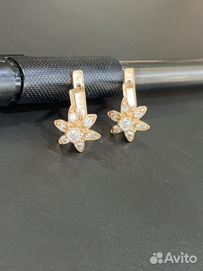 Золотые сережки