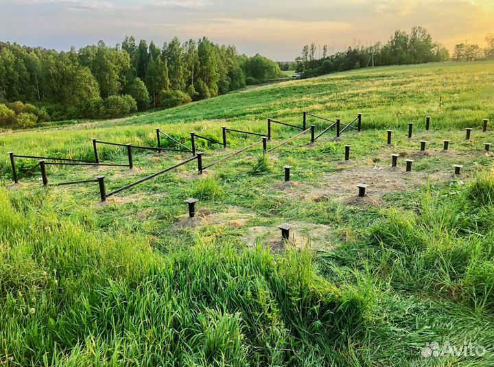 Винтовые сваи установка под ключ