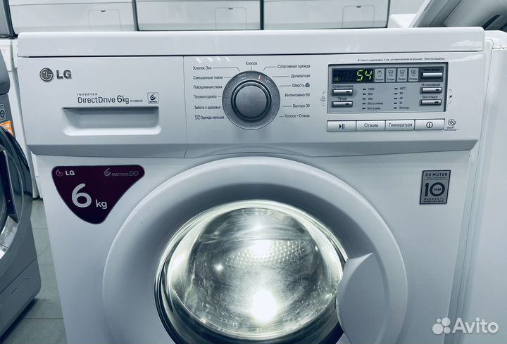 Стиральная машина бу. 6кг. 45см. 1000об. Гарантия