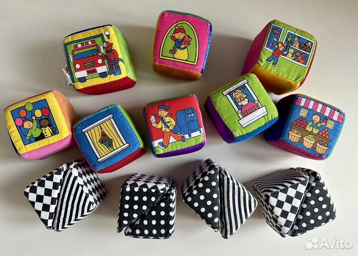 Развивающие мягкие кубики K's Kids