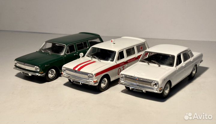Масштабные модели Газ-24 Волга 1:43 DeA