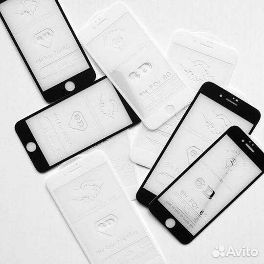 Комплект защитных стекол + чехлы в подарок