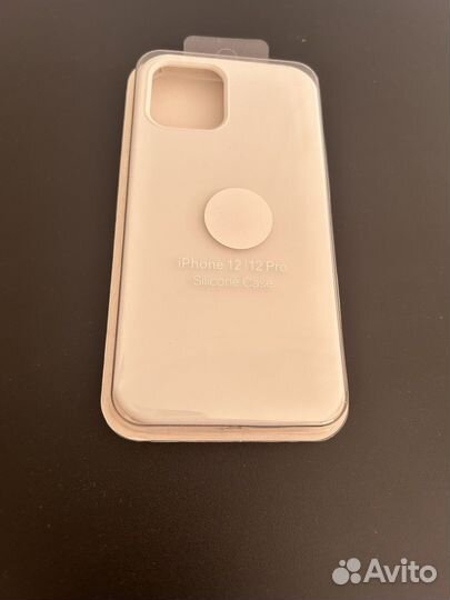 Чехол силиконовый на iPhone 12 /12 Pro (белый)