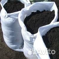 Чернозем, перегной, торф, песок, навоз, в мешках