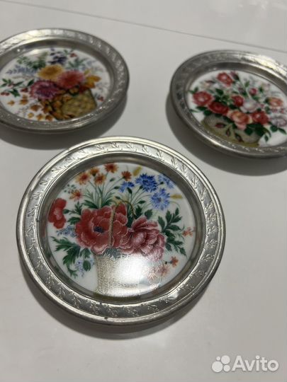 Тарелки фарфор 10см