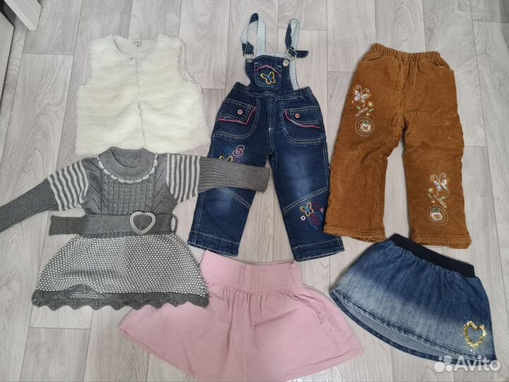 Вещи пакетом на девочку