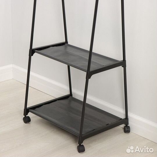 Стойка для одежды с двумя полками Доляна «Лофт»