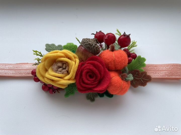 Осенняя повязка для фотосессии