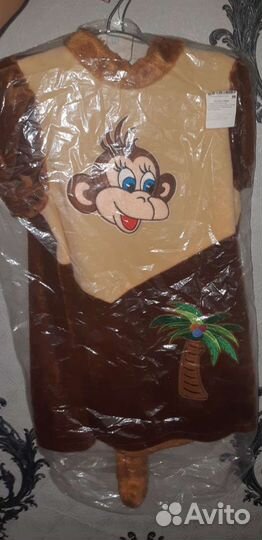 Новогодний костюм для девочки обезьянки