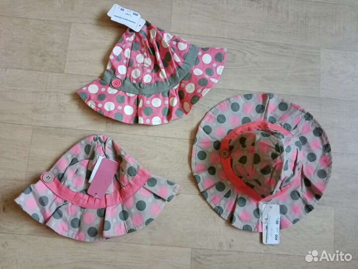 Шапки, панамы новые