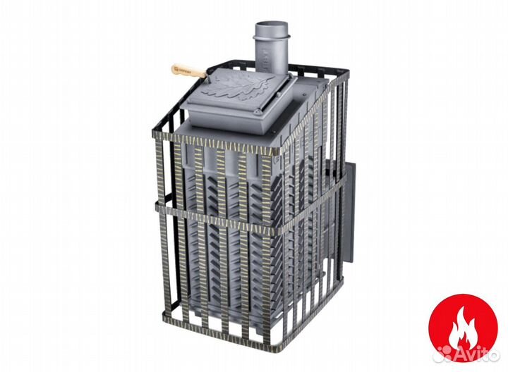 Печь для бани гефест зк ураган 18 (м)