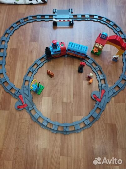 Lego duplo поезд 10507+10506