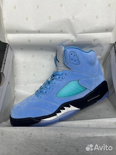 Кроссовки Nike Air Jordan 5 Blue Retro UNC