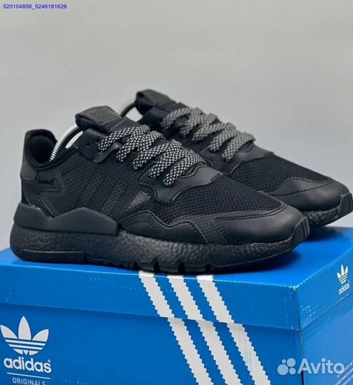 Кроссовки Adidas Nite Jogger Black (Арт.32064)