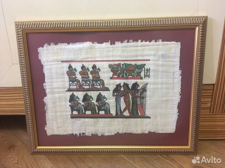 Папирус в дорогой раме