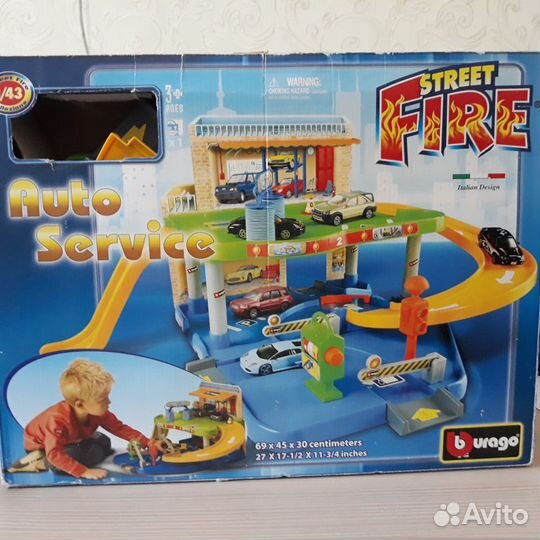 Продам детский конструктор burago street fire
