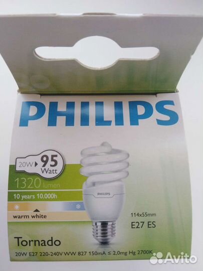 Лампа энергосберегающая Philips