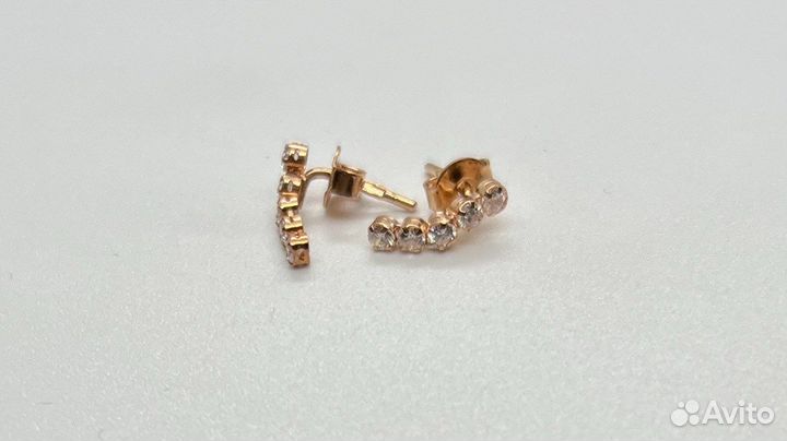 Золотые серьги 585 пробы