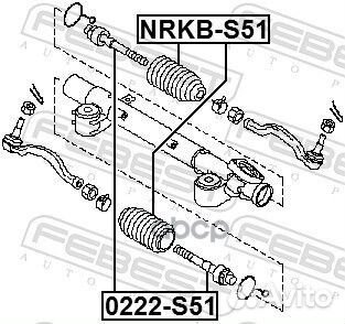 Пыльник рулевой рейки лев nissan teana J31