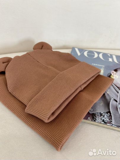 Комплект шапка+снуд