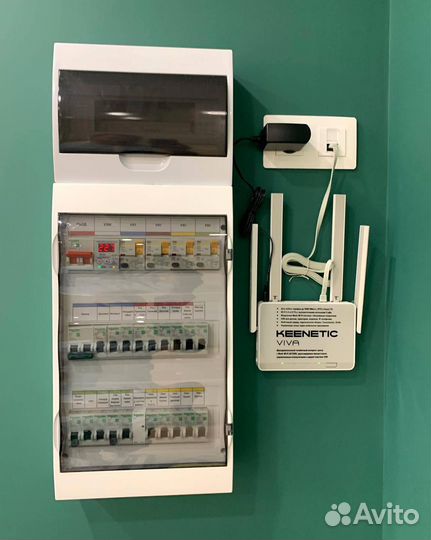 Сборка электрощитов, установка автоматов, узо