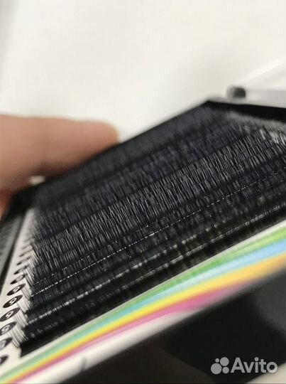 2шт Ресницы для наращивания D 012 mix For you