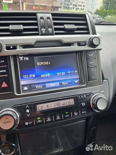 Штатная магнитола Toyota land cruiser prado 150