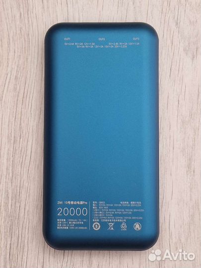 Повербанк ZMI QB823 65W 20000 mAh
