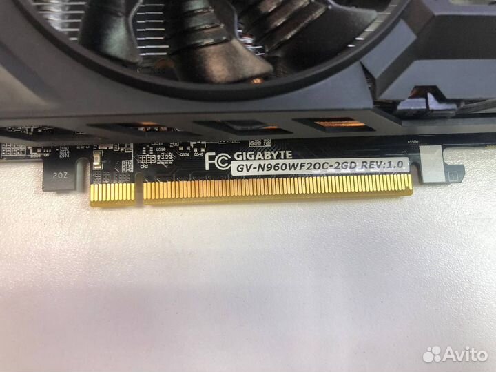 Видеокарта GigaByte GeForce GTX960 OC, 2048Мб