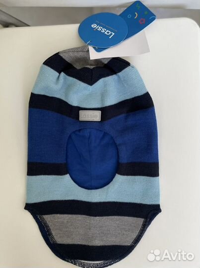 Шапка шлем Lassie 46 р (синий)