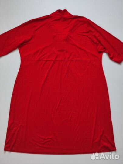 Платье красное вискоза Ulla Popken 64-66-68