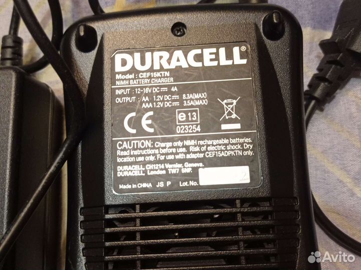 Быстрое зарядное устройство duraceel