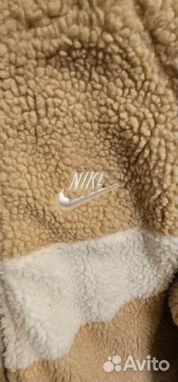Пуховик nike двухсторонний S-M